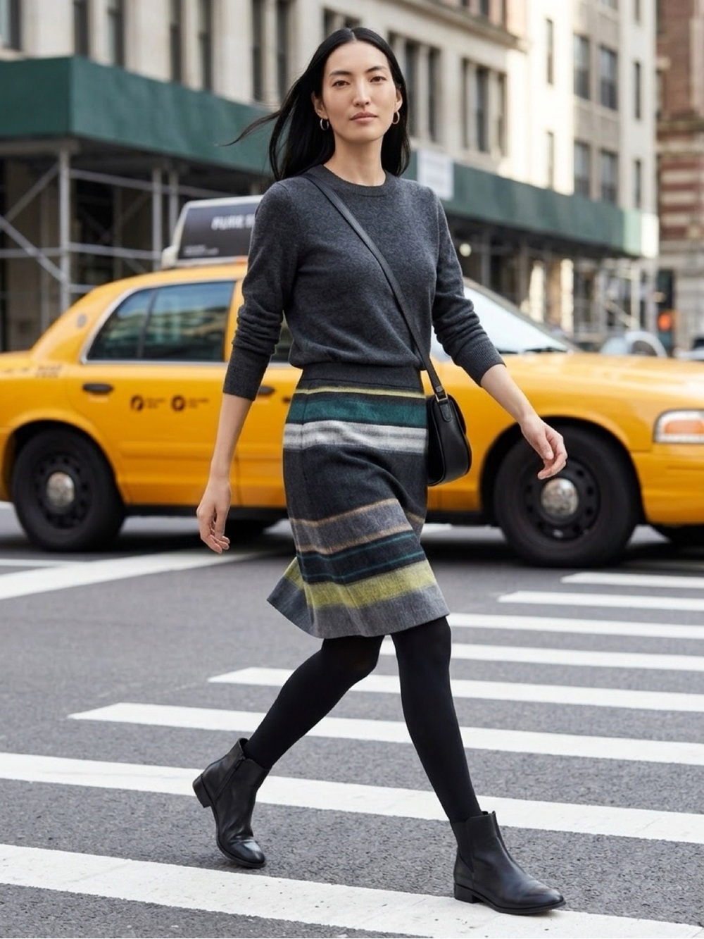 Straight Multicolored Skirt from Hugo Boss